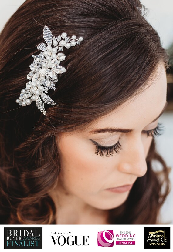 Bridal Hair Vine Wedding Hair Accessory Swarovski Crystal Etsy