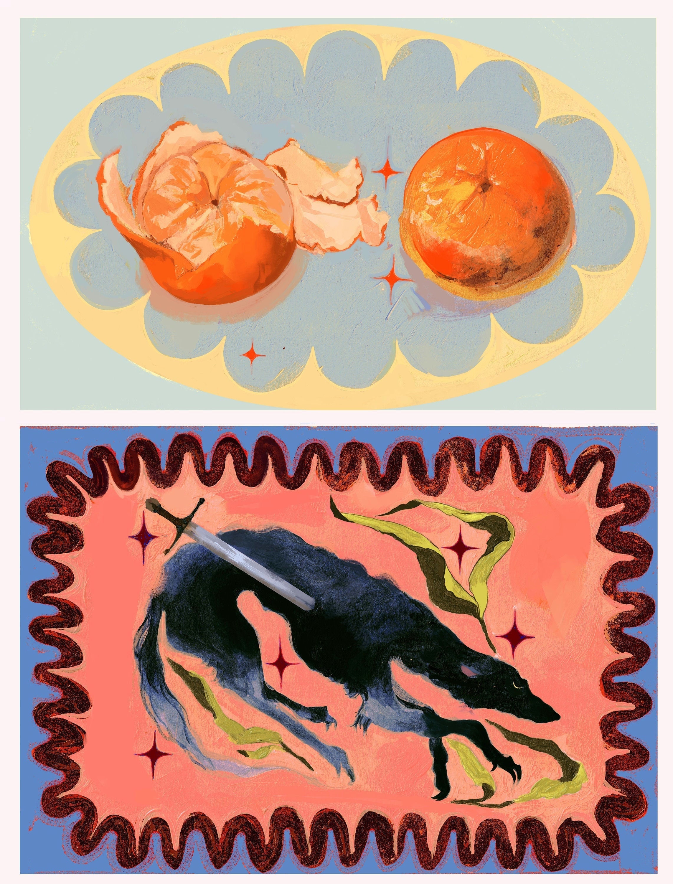 【正規取扱店】 Borzoi art 日本 Etsy - 絵画