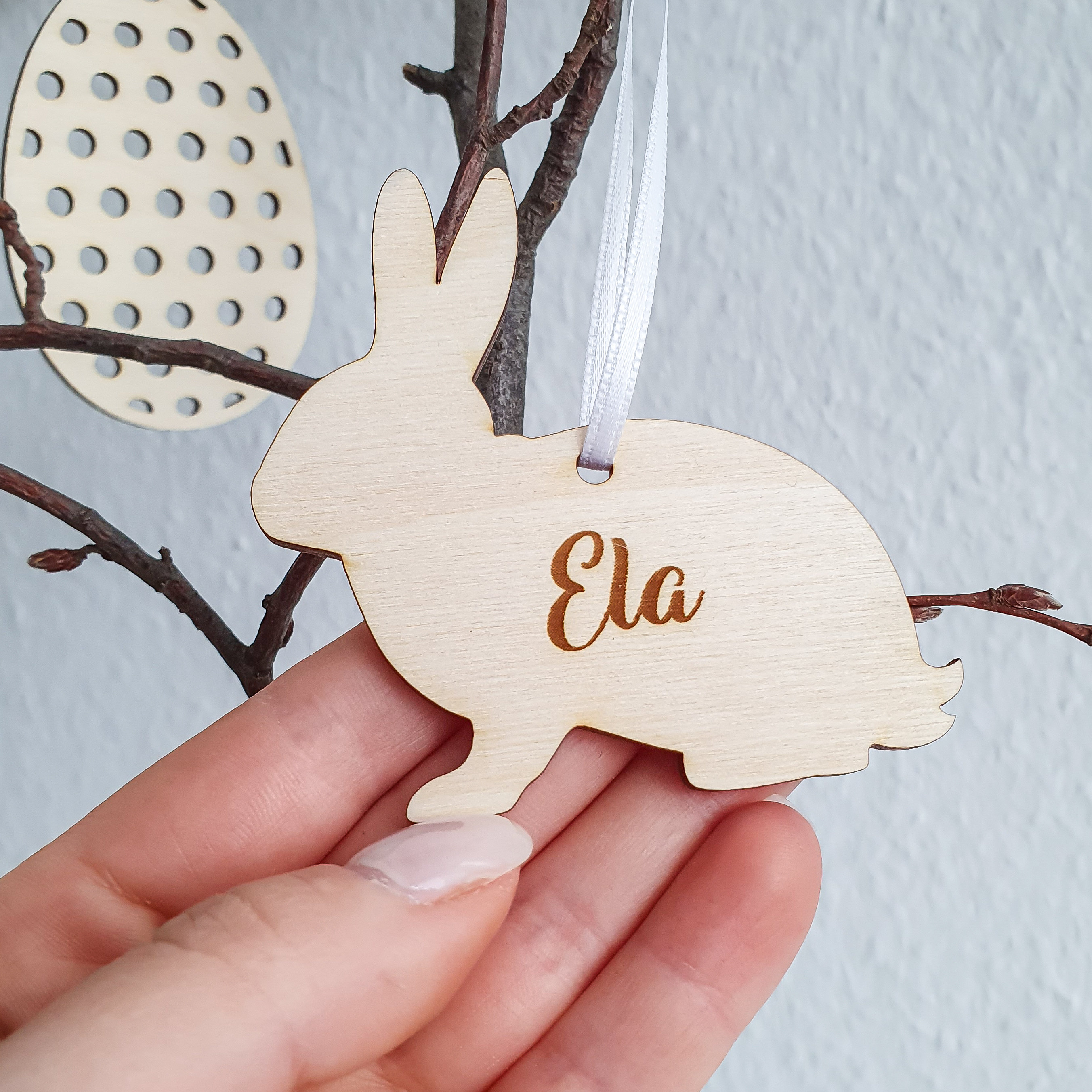 COM-FOUR® 36x decohangers Pasen - konijnen en eieren (36 stuks COM-FOUR® 36x decohangers Pasen - konijnen en eieren (36 stuks