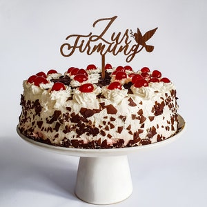 Cake Topper Firmung | Tortenstecker Taube zur Firmung als Deko | Tortendeko Firmung Mädchen & Junge | Caketopper Firmung als Deko für Torten - Suzu Papers