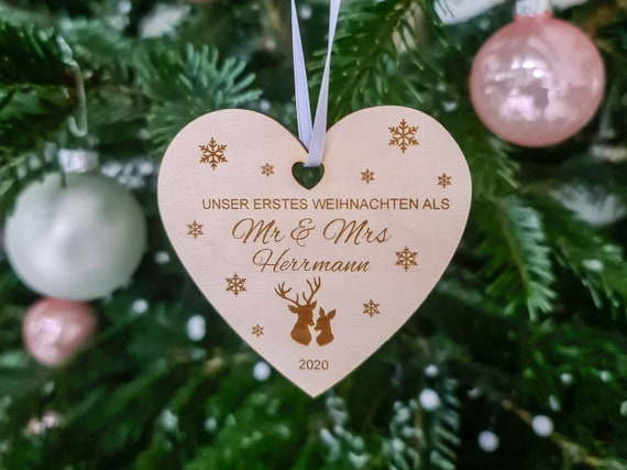 Mr and mrs online christmas tree decorations
