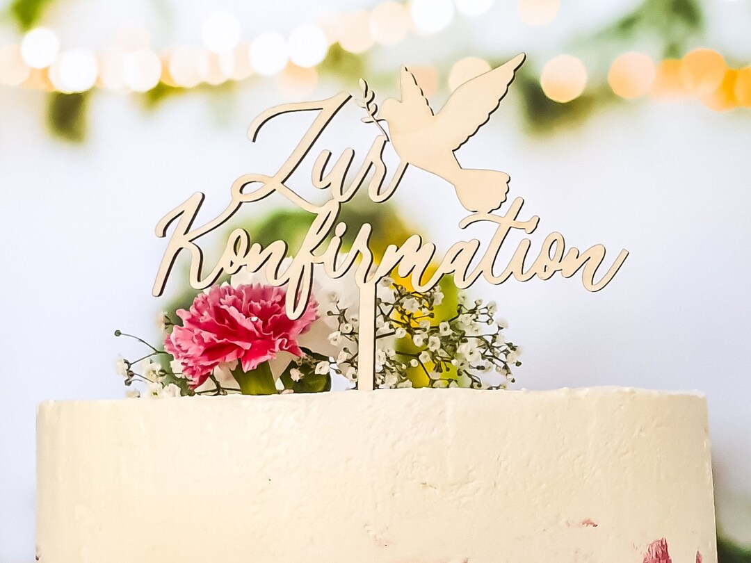 Topper per torta a forma di croce con colomba, decorazione religiosa per torta religiosa, colomba e croce, in acrilico, per battesimo