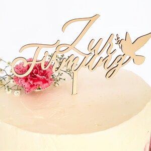 Cake Topper Firmung | Tortenstecker Taube zur Firmung als Deko | Tortendeko Firmung Mädchen & Junge | Caketopper Firmung als Deko für Torten - Suzu Papers