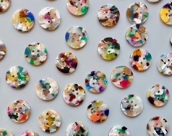 Painterly(20mm Medium Size)Button Set