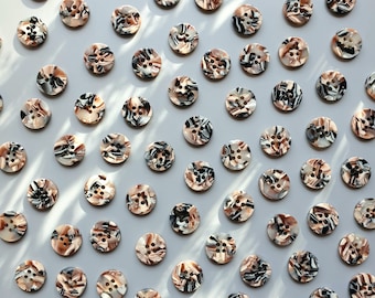 Granite button set (15mm shirting size)