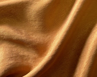 Cupro Tencel bark jacquard silk - rose gold