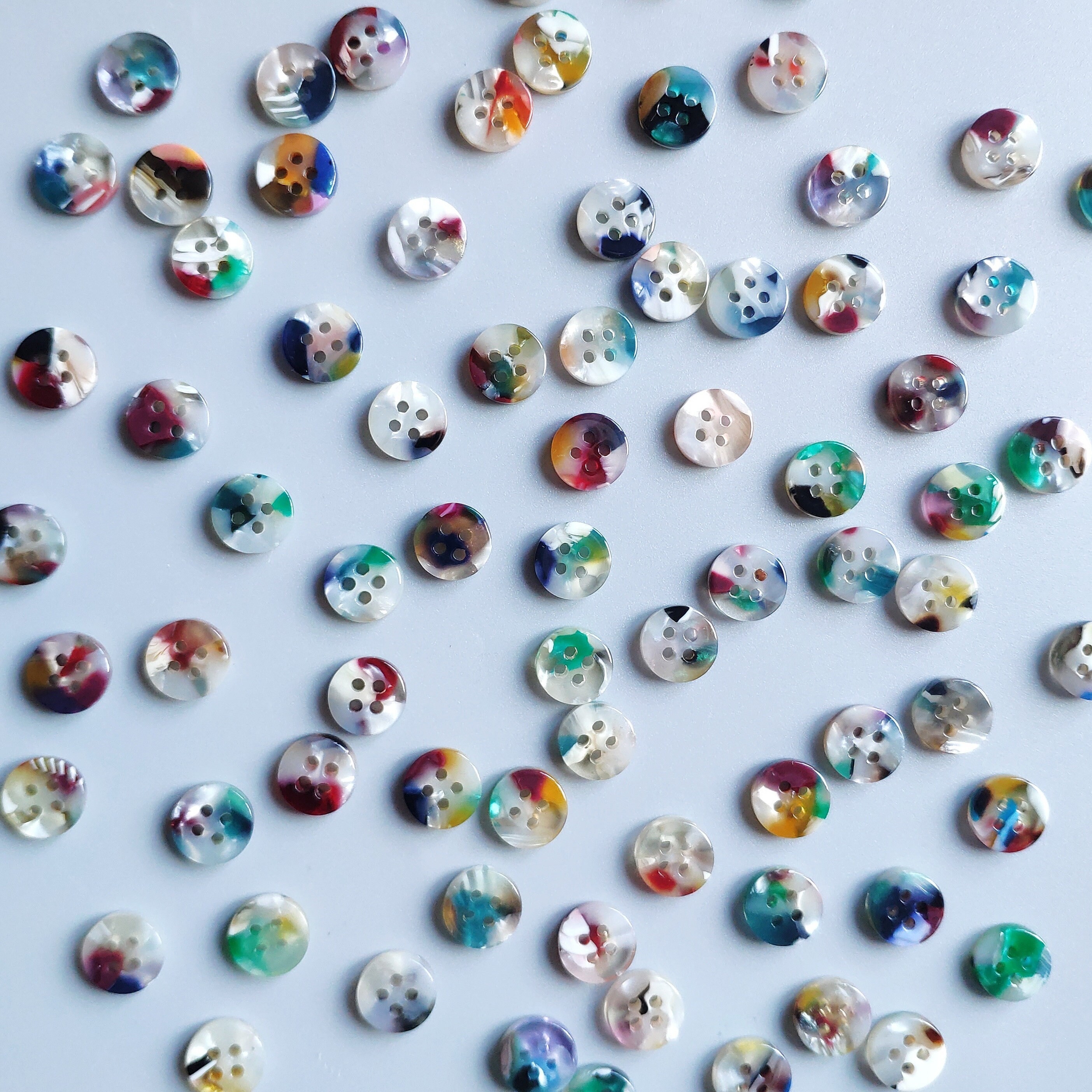 Jeu de boutons artistiques (10 mm) France