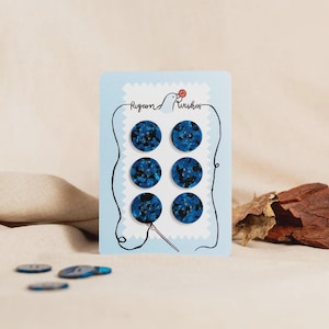 Nightshade Button Set (10mm, 15mm, 20mm, 25mm) 25mm (6 per set)