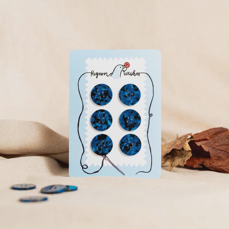 Nightshade Button Set (10mm, 15mm, 20mm, 25mm) 25mm (6 per set)
