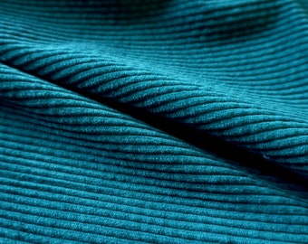 8w Soft Corduroy - Teal | PRICED PER METER