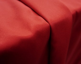 Sand Washed Tencel Twill fabric - Carmine Red