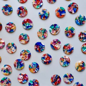 Knopfkarte Kaleidoskop (25mm Mantelgröße)