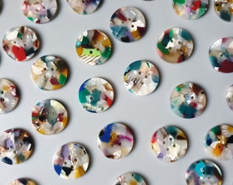 Painterly(20mm Medium Size)Button Set