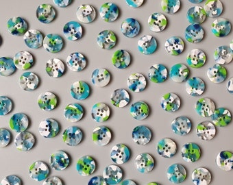 April Showers Button Set (15mm Shirting Size)