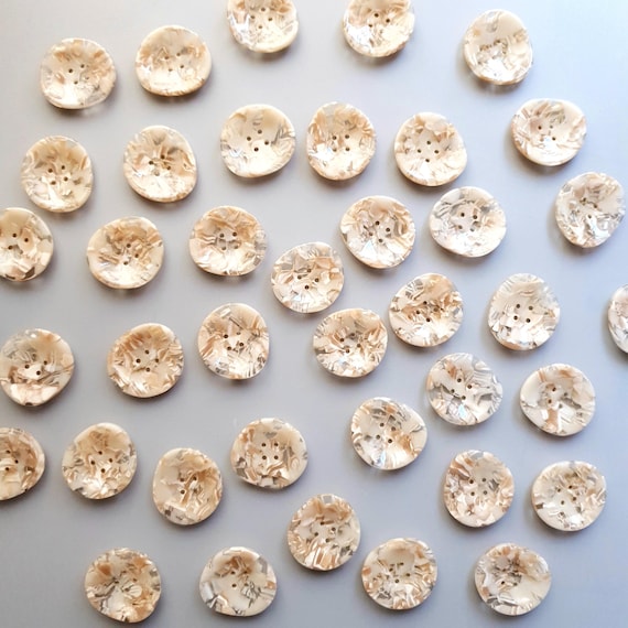 Plume Feather Button Set (27mm Coat size)