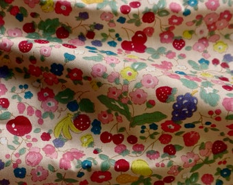 Ditsy Fruits Floral Cotton Twill Fabric | PRICED PER METER