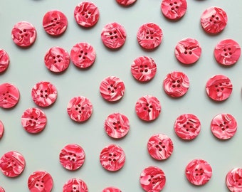 Barbiecore button set (15mm shirting size)