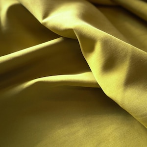 Popeline leggero in modal Lenzing - Giallo senape