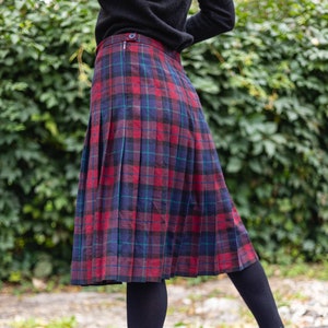 Checkered skirt singapore hot sale