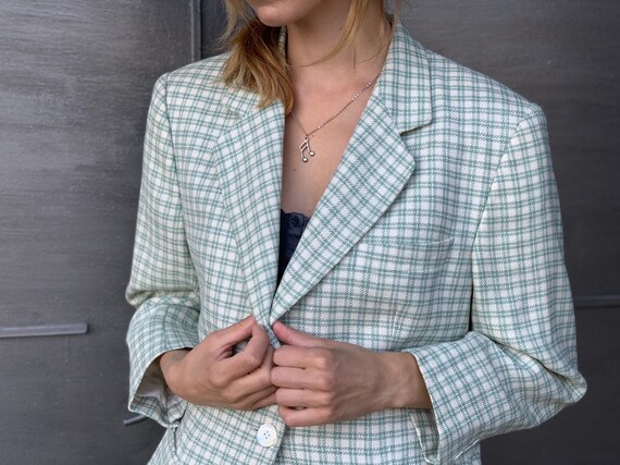 burberry plaid blazer