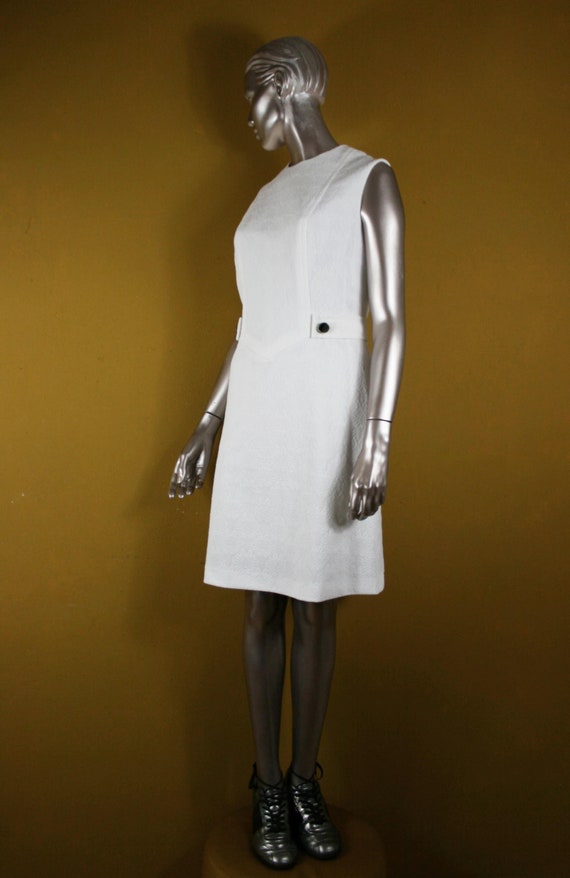 Lucie Linden vintage dress white, made in germany… - image 4