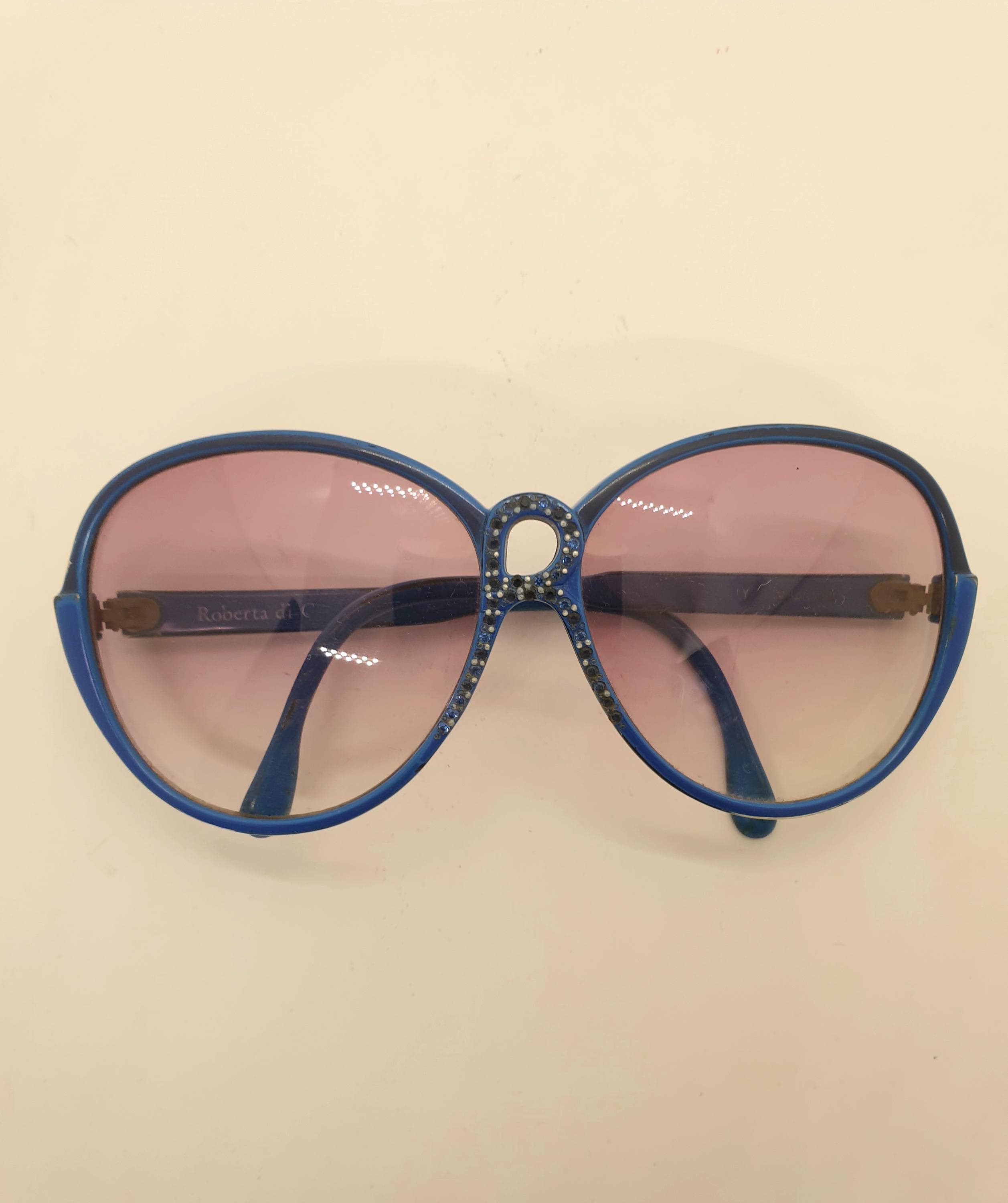 Roberta Di Camerino 70s Original Vintage Large Sunglasses  display picture 3