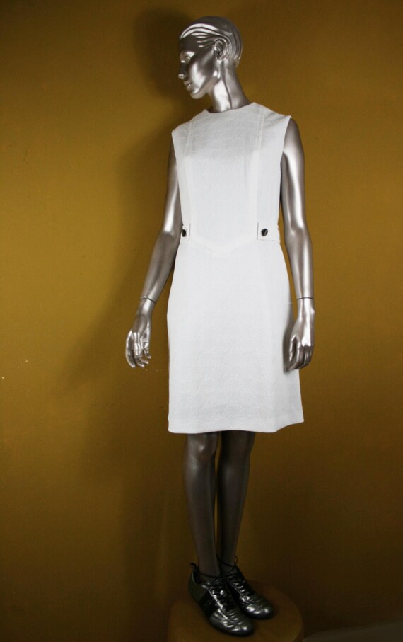 Lucie Linden vintage dress white, made in germany… - image 3