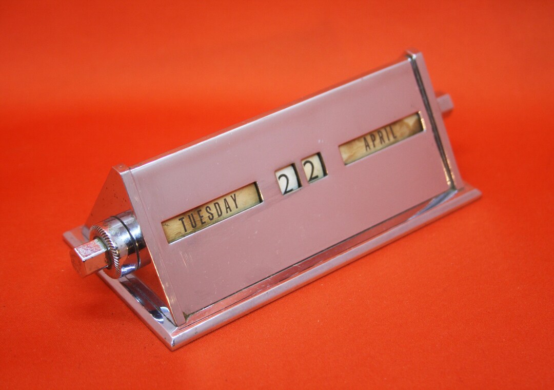 Antique Eternity Calendar Perpetual Calendar Desk Calendar - Etsy
