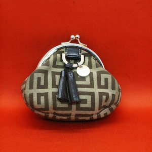 Cartera original y vintage de Givenchy, accesorio de los años 90 en tela con monograma Toddel forrado, diseño de moda parisina marrón beige vago