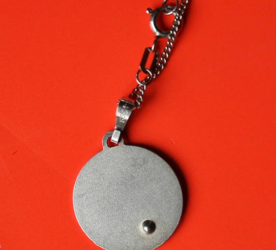 Scheuerle Original Vintage Silver Necklace with P… - image 7