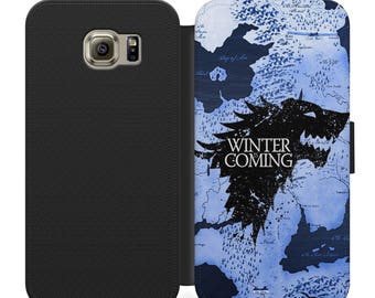 Game of thrones house stark westeros map flip wallet phone case for iphone 4 5 6 7, Samsung s2 s3 s4 s5 s6 s7 s8 S9 S9 plus