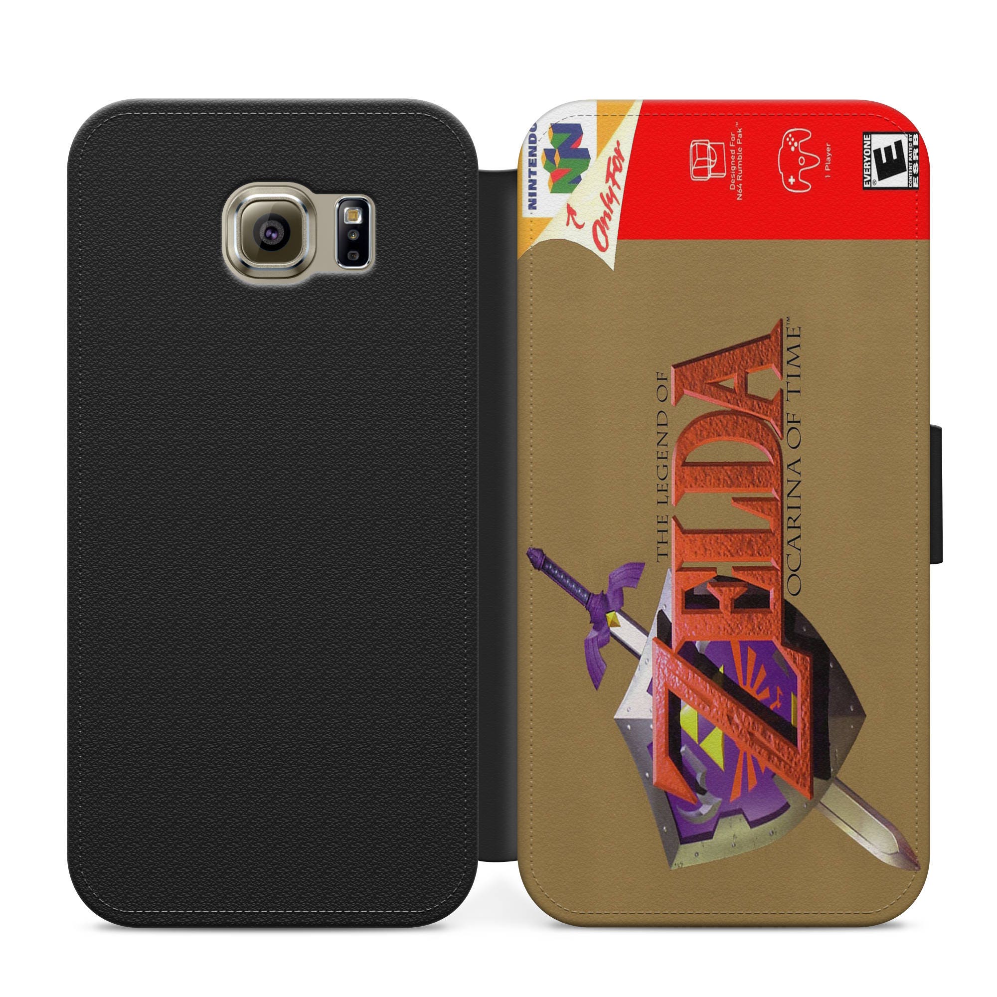 N64 Legend of Zelda ocarina of time PSU leather flip Wallet Etsy