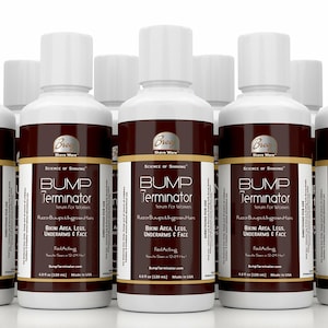Bump Terminator Anti Ingrown Hairs, Razor Bumps, Shaving Bumps Serum For Women, 4 oz image 1