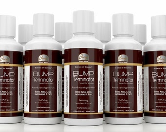 Bump Terminator Anti Ingrown Hairs, Razor Bumps, Shaving Bumps Serum For Women, 4 oz