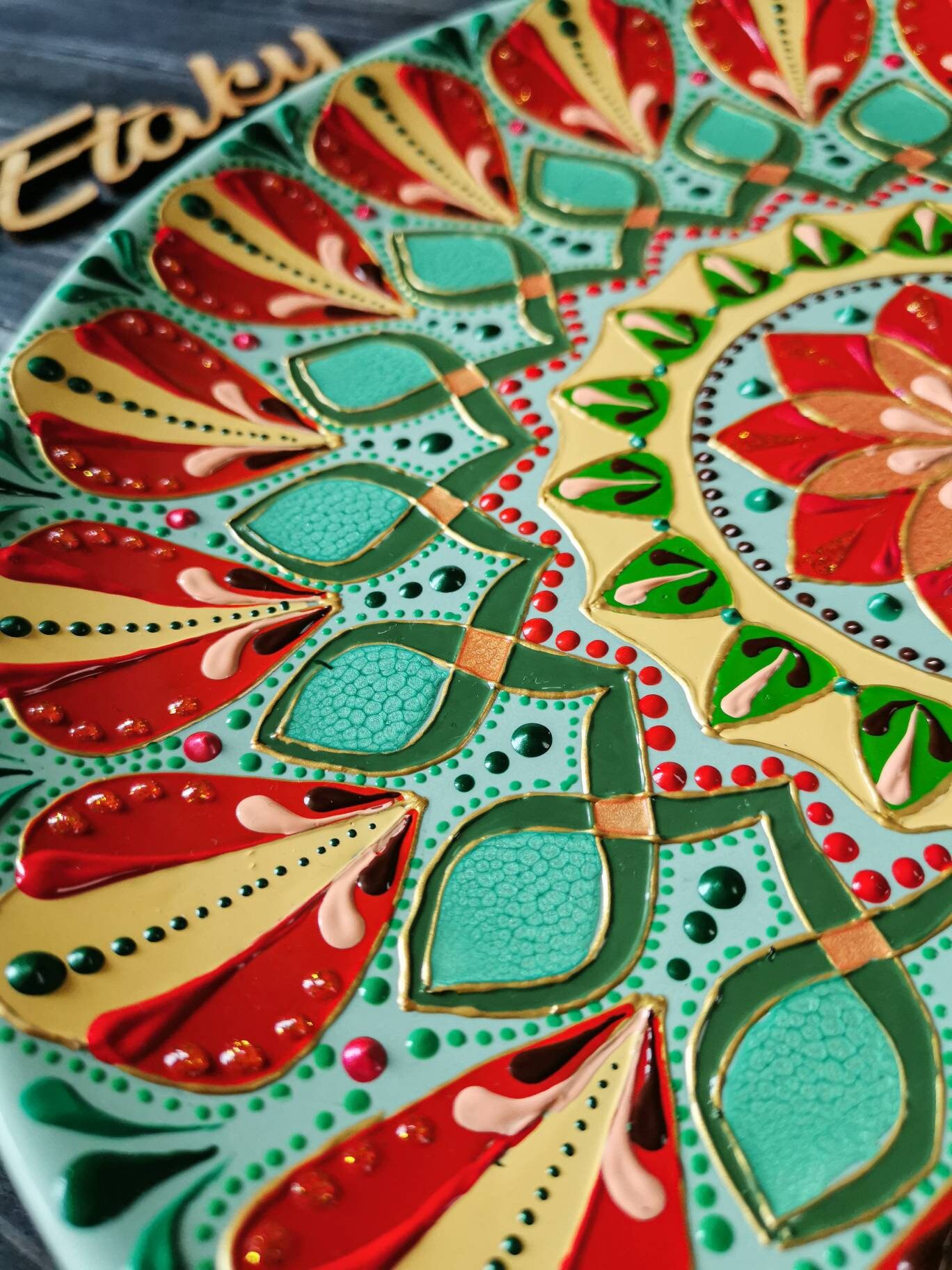 Decorative Wall Plates. Home Decor Wall Art. Handpainted Etsy UK