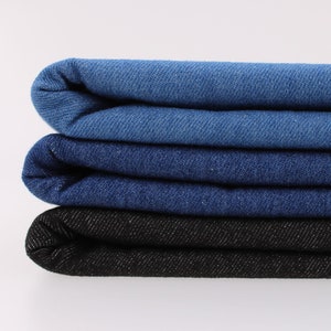 10oz Denim 100% Cotton Hard wearing Classic Jeans Jacket Dress Craft Fabric 60"