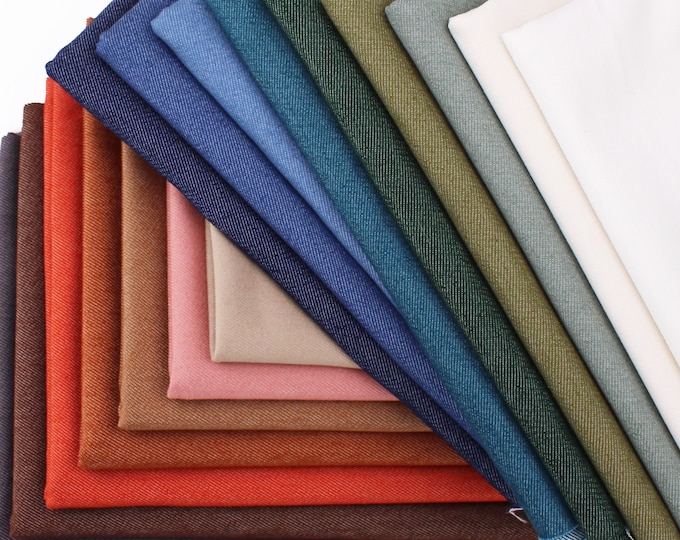 Pink Denim Fabric by the Yard Jeans Cotton Fabric Jeans Etsy