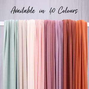 Soft Touch Elastane Jersey Single Knit Stretch Sportswear Dressmaking Fabric 60"