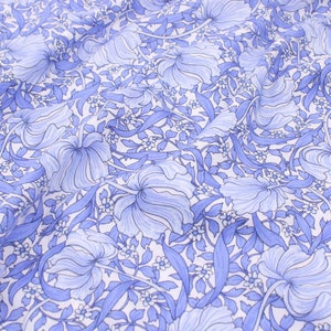 William Morris Pima Cotton Lawn British Designer Fabric Printed Victorian Design