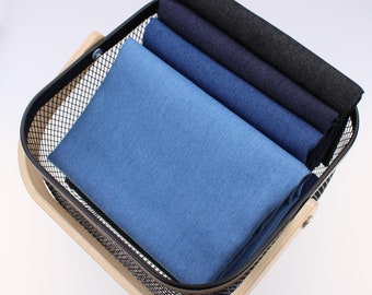 Classic Lightweight Stretch Denim Sewing Fabric for Jeans Dresses Jackets 60"