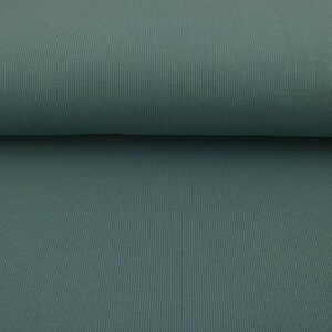 Fine Ribbed Cotton Jersey Soft Stretch Knitted OEKO-TEX Dressmaking Women Fabric