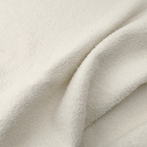 Micro Boucle Luxury Curled Soft Sheep Wool Feel Upholstery Furnishing Fabric Material With Strong Backing image 6