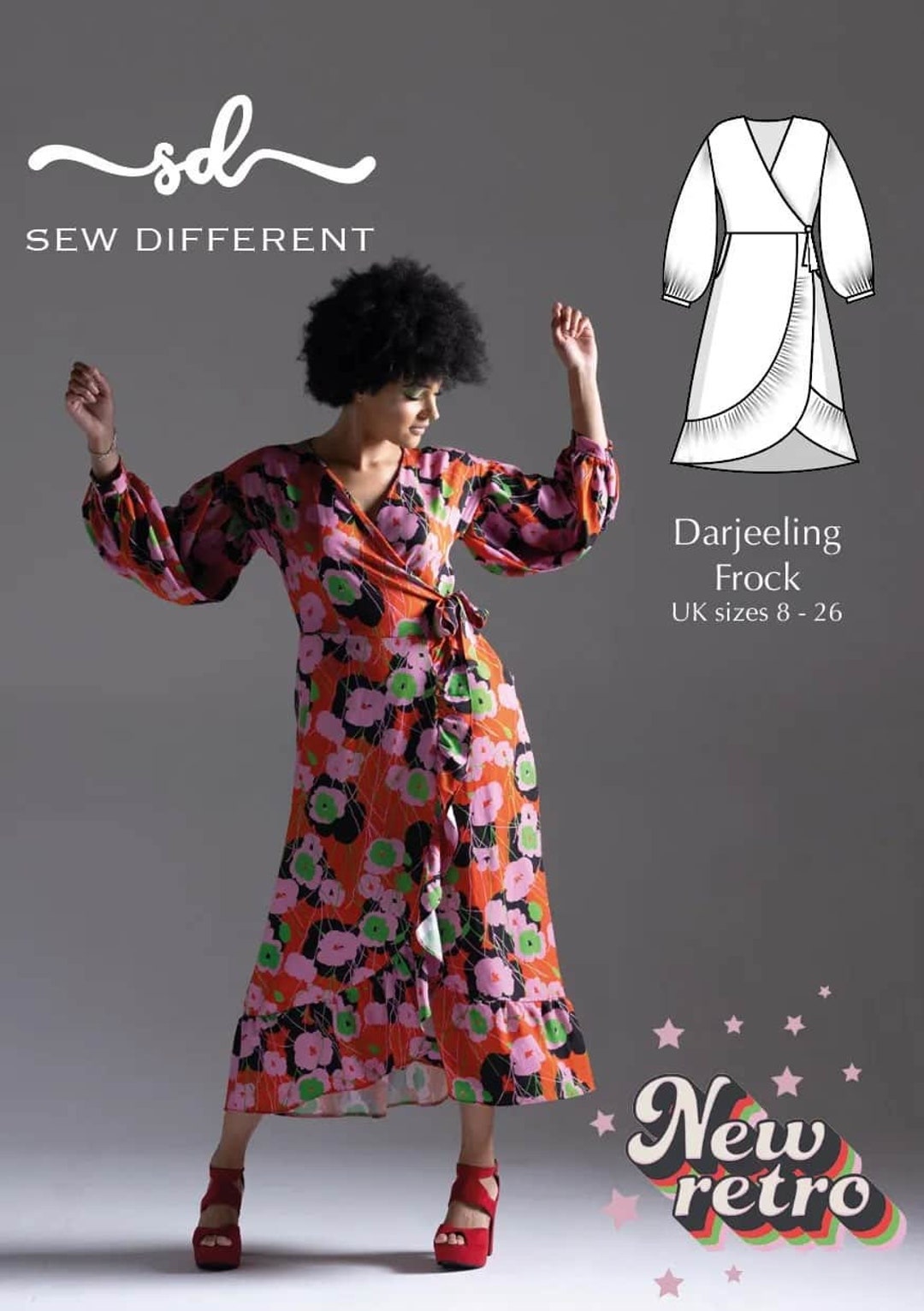 Darjeeling Frock Fabric Sewing Pattern - by Sew Different - Etsy
