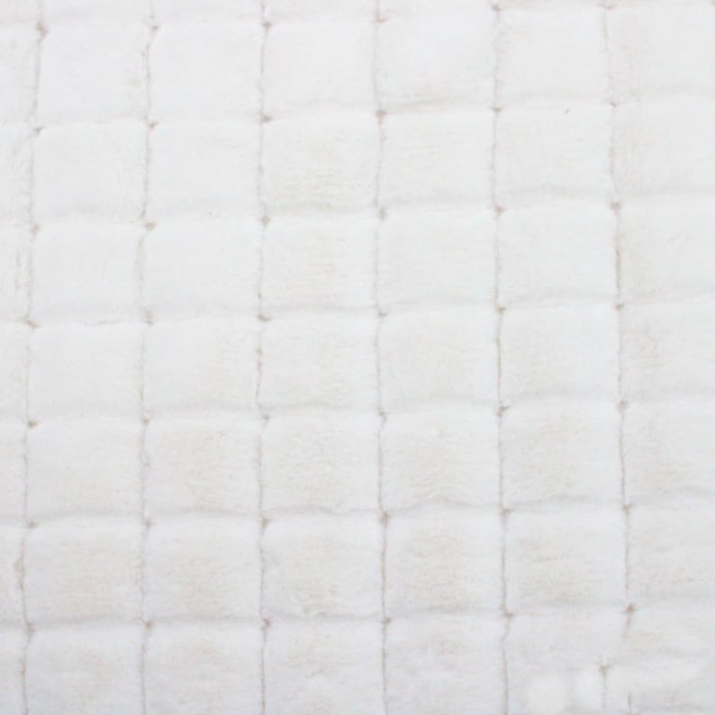 Blocks Faux Fur Jacketing Coating Luxury Pile Hat Throw Clothing OEKO TEX Fabric
