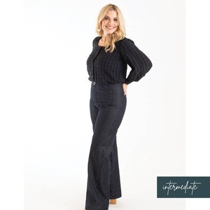 Isle Jeans Sewing Pattern - by Chalk and Notch Patterns - Etsy