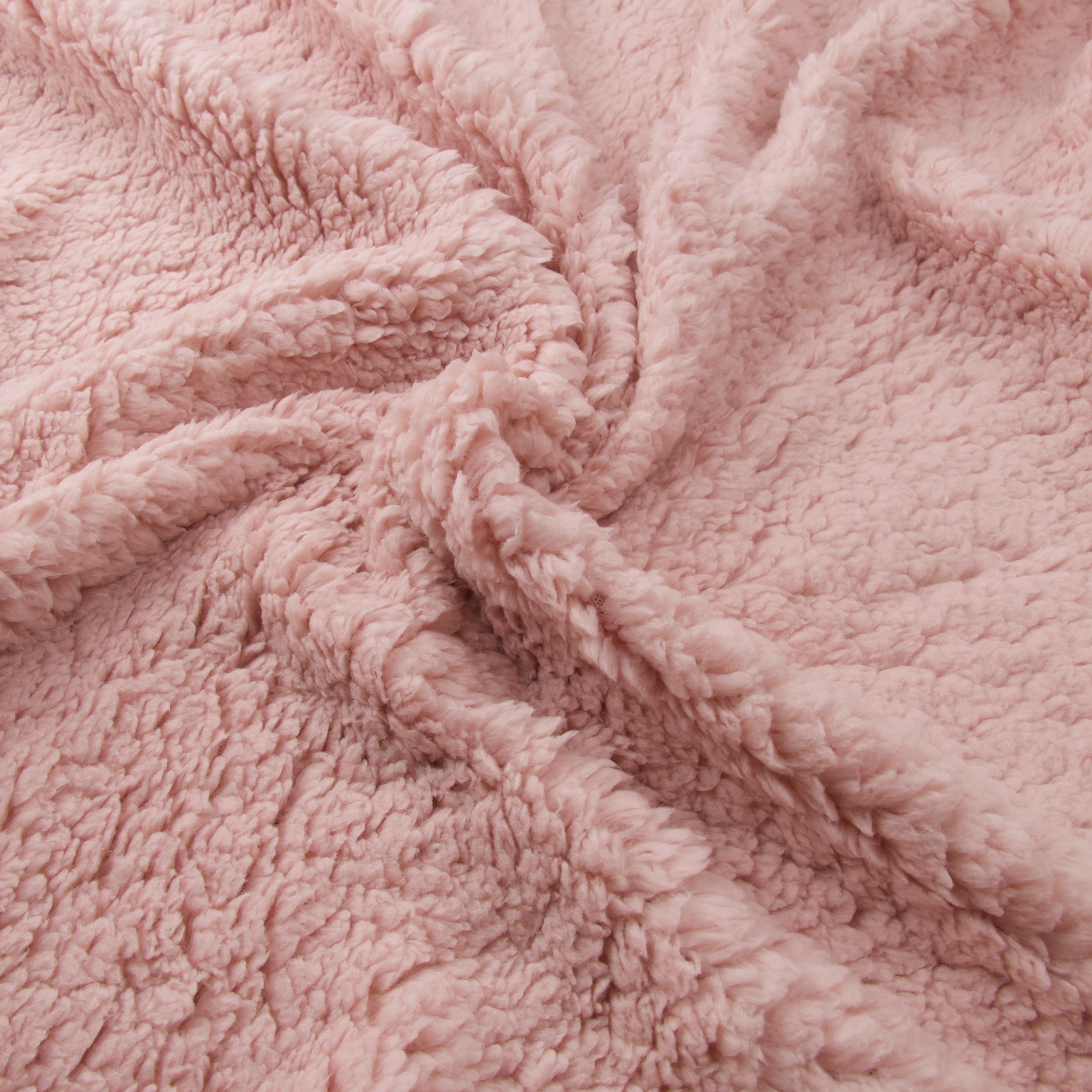 Sherpa Teddy Knitted Faux Fur - Stone – Lullabee Fabrics