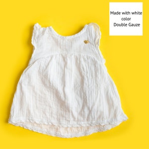 Double Gauze Baby Cotton Muslin Crinkly Dressmaking Plain Lightweight Fabric Material, 100% Cotton 70 Colours image 4