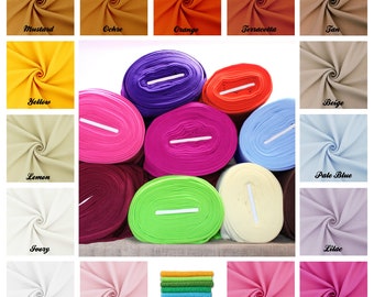 Warmer Anti Pill Polar Fleece Stoff Weiches, waschbares Material für Kinder, breite 30 Farben