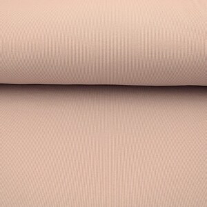 Fine Ribbed Cotton Jersey Soft Stretch Knitted OEKO-TEX Dressmaking Women Fabric image 10