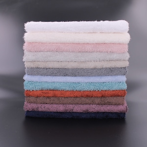Bamboo Terry Towelling Soft Natural Double Face Fabric for Towels Bathrobe Baby